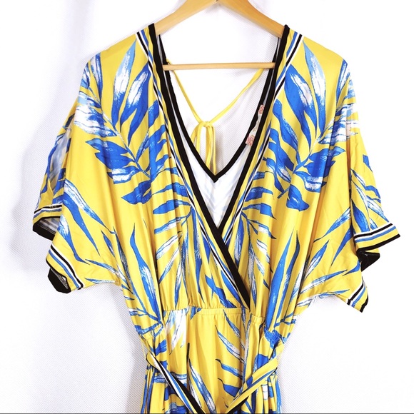 Flying Tomato Halter Faux Wrap Dress Plus Size - Picture 4 of 8